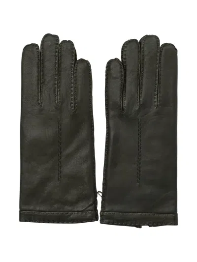 RESTELLI WOOL-CASHMERE BLEND GLOVES