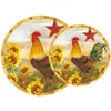 Reston Lloyd Burner Covers For Electric Stovetop, Decorative Lightweight Tin Covers, Set Of 4 Covers (2-8 Inch & 