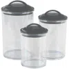 Reston Lloyd Calypso Basics By  Acrylic Storage Canisters, Set Of 3 In Multi