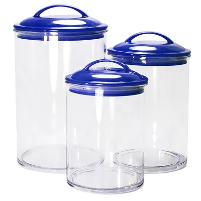 Reston Lloyd Calypso Basics By  Acrylic Storage Canisters, Set Of 3 In Multi