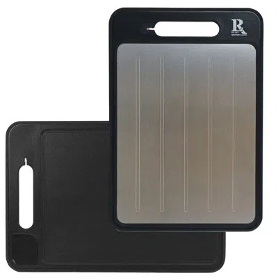 Reston Lloyd Defrosting Tray Cutting Board, 4 In 1 In Black