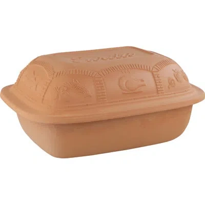 Reston Lloyd Eurita 6.25 Quart Clay Roaster In Terracotta