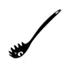 Reston Lloyd Melamine Spaghetti Fork - Black