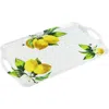 Reston Lloyd Multi-purpose 18" Rectangle Melamine Plastic Handled Tray In Multi