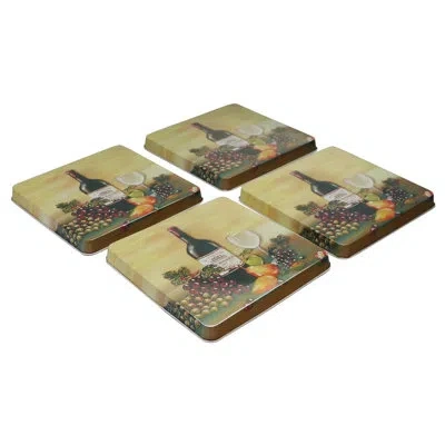 Reston Lloyd Square Burner Cover In Brown,yellow