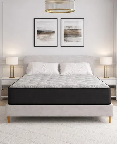 Restonic Ascot 12" Firm Tight Top Mattress In A Box, Queen In Transparent