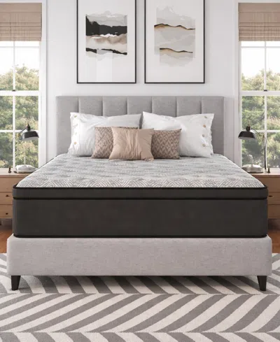 Restonic Ascot 13" Medium Euro Top Mattress In A Box, California King In Transparent