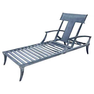 Pre-owned Restoration Hardware Neoclassical Greco-roman Klismos Chaise Lounge 3 Available In Gray