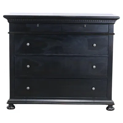 Pre-owned Restoration Hardware St. James Five Drawer Dresser In Brown