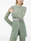 Resume Checked Buttoned Top In Green
