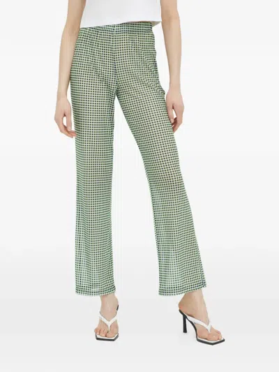 Resume Checked Trousers In Green