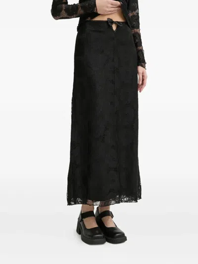 Resume Lace Bow Skirt In Multi