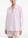 Resume Long-sleeve Blouse In Pink