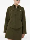 Resume Taillierte Jacke Aus Bio-baumwolle In Green