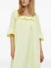 Resume Ruffled Floral Dress In Yellow
