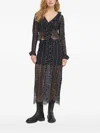 Resume Ruffled Lace Top In Black