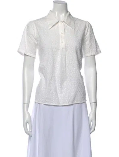 Pre-owned Resume Short Sleeve Polo In White