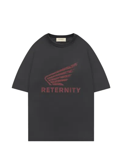 Reternity Aéro Logo-print T-shirt In Black