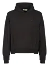 Reternity Distressed Cotton Hoodie In Brown