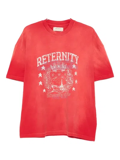 Reternity Graphic-print T-shirt In Red