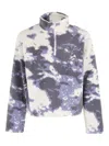 Reternity Half-zip Fleece Sweatshirt In Purple
