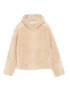 Reternity Hooded Jacket In Neutral