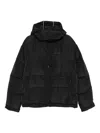 Reternity Hooded Puffer Jacket In Black