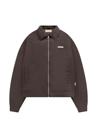 Reternity L'atelier Line Logo-patch Jacket In Brown