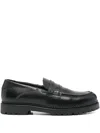 Reternity Le Parisien Penny Lug-sole Loafers In Black