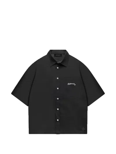 Reternity Le Progres Logo-print Shirt In Black