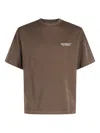 Reternity Logo-print Cotton T-shirt In Brown