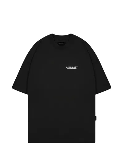 Reternity Logo-print T-shirt In Black