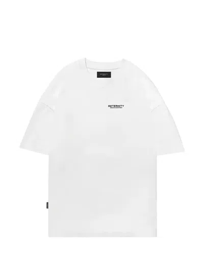 Reternity Logo-print T-shirt In White