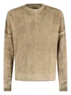 Reternity Long-sleeve Cotton Sweater In Brown