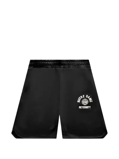Reternity Notre Dame Logo-print Track Shorts In Multi