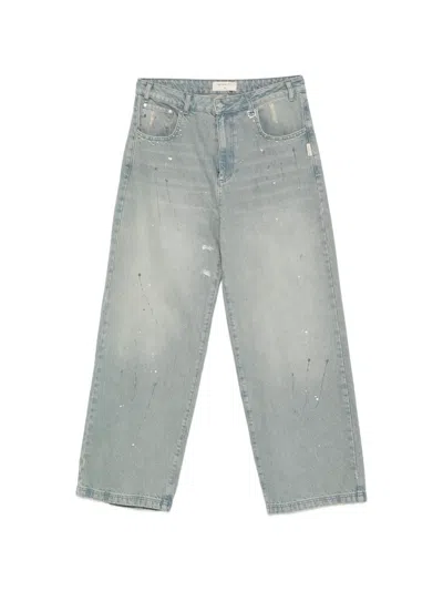 Reternity Studded Jeans In Blue