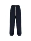 Rethinkit Studios Drawstring Elasticated-waist Trousers In Blue