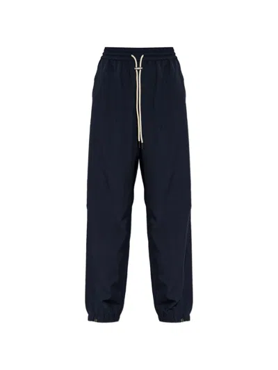 Rethinkit Studios Drawstring Elasticated-waist Trousers In Blue