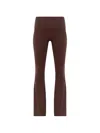Rethinkit Studios Flared Leggings In Brown