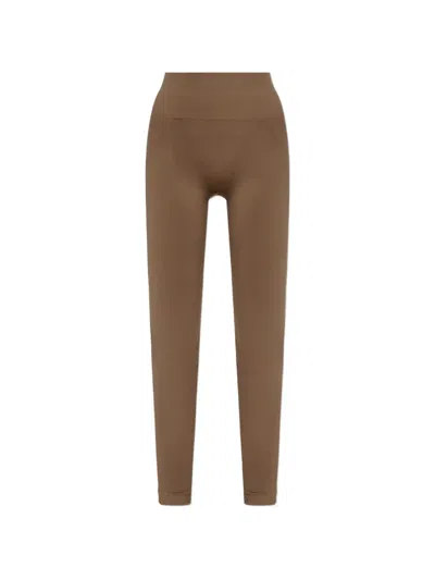 Rethinkit Studios Hella Seamless Leggings In Brown