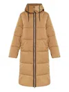Rethinkit Studios Hooded Padded Coat In Brown