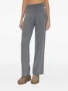 Rethinkit Studios Knitted Wool Trousers In Gray