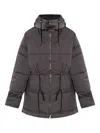 Rethinkit Studios Logo-print Padded Jacket In Gray