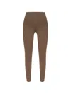 Rethinkit Studios Logo-patch Leggings In Brown