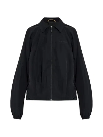 Rethinkit Studios Logo-print Zip-up Jacket In Black