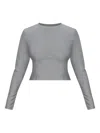 Rethinkit Studios Long-sleeve Top In Gray