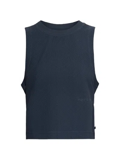 Rethinkit Studios Mesh Tank Top In Blue