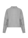 Rethinkit Studios Mesh-panel Jacket In Gray