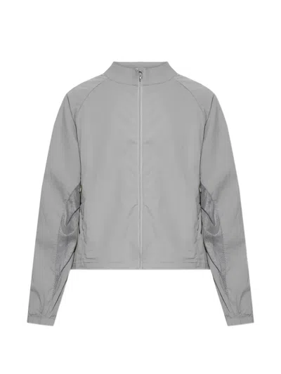 Rethinkit Studios Mesh-panel Jacket In Gray