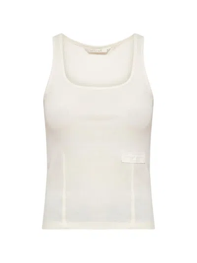 Rethinkit Studios Ribbed Sleeveless Top In White